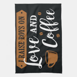 Coffee Lover Love And Coffee Kitchen Towel