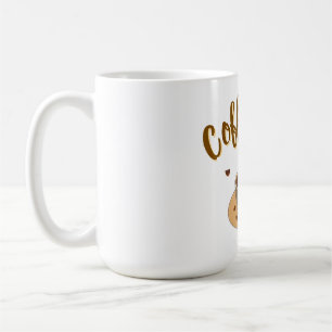 Coffee Lover Mug   Cute Coffee Cup Design   Gift f