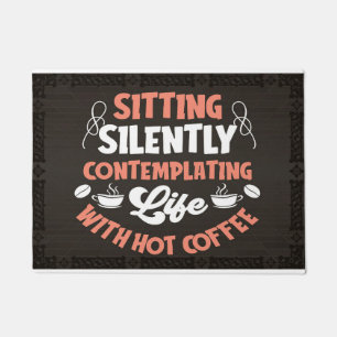 Coffee Lover My Life With Hot Coffee Doormat