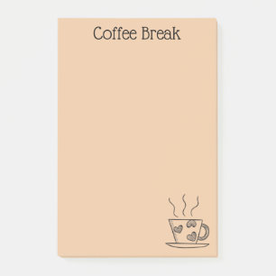 Coffee Lover Post-it Notes