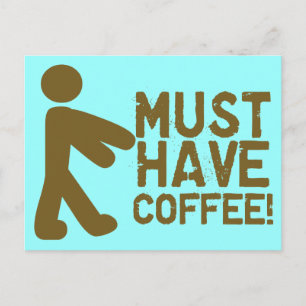 Coffee Lover Postcard