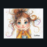 Coffee Lover  Postcard<br><div class="desc">Coffee Lover Postcard</div>