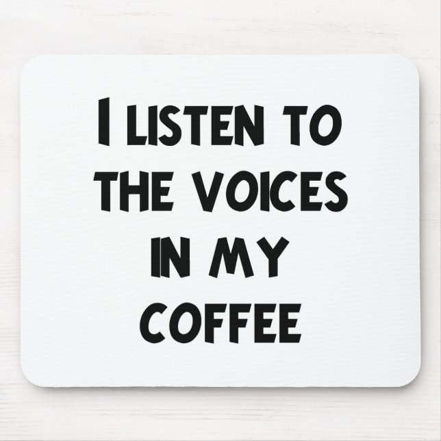 Coffee Lover T-shirts and Gifts Mouse Pad (Front)
