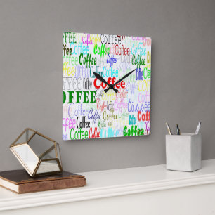 Coffee Lover Wall Clock