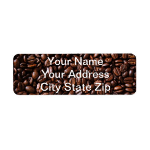 Coffee Lovers Address Labels