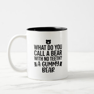 Coffee Lovers Bear Mug Funny Quote Gift