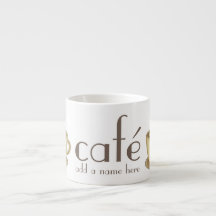 Coffee Lovers Café Personalized Espresso Cup