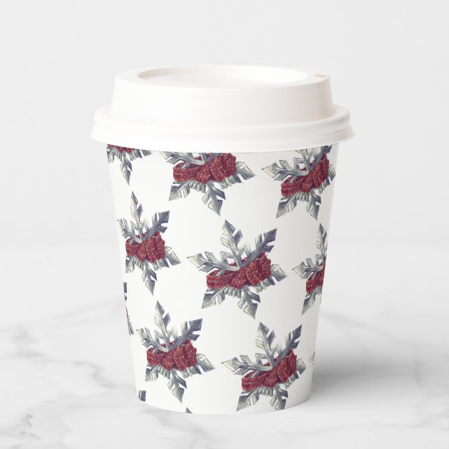 Coffee Lover's Christmas Cheer Paper Cups (Front)