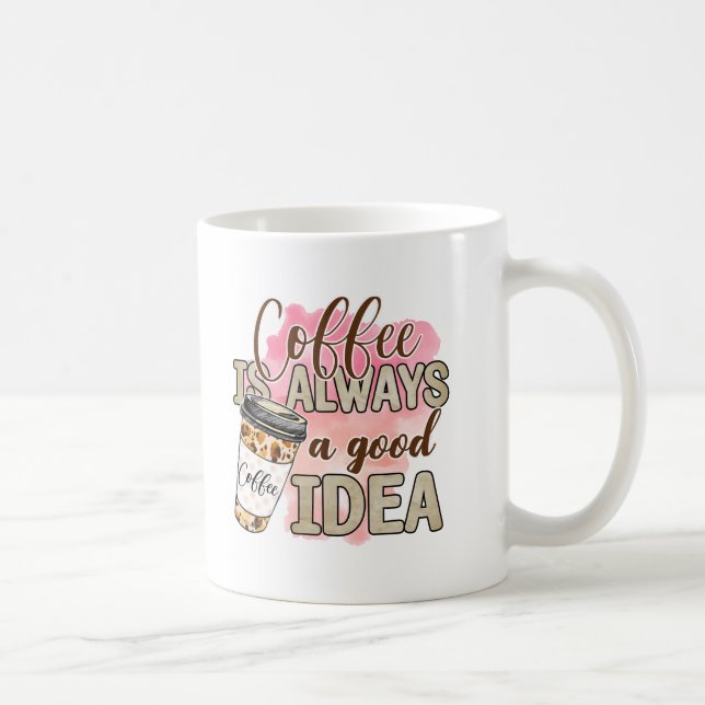 Coffee Lovers Customizable Mug (Right)