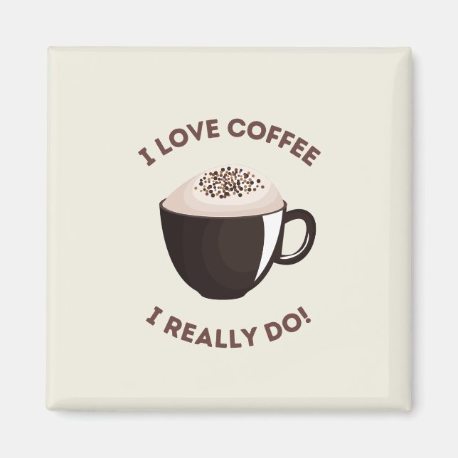 Coffee Lovers Every Day      Magnet (Front)