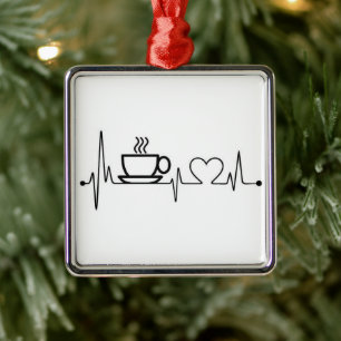 ***COFFEE LOVER'S*** FUN ANYTIME ORNAMENT