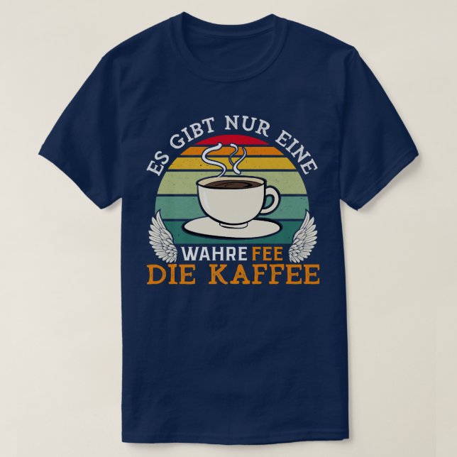 Coffee lovers funny word game  T-Shirt (Design Front)
