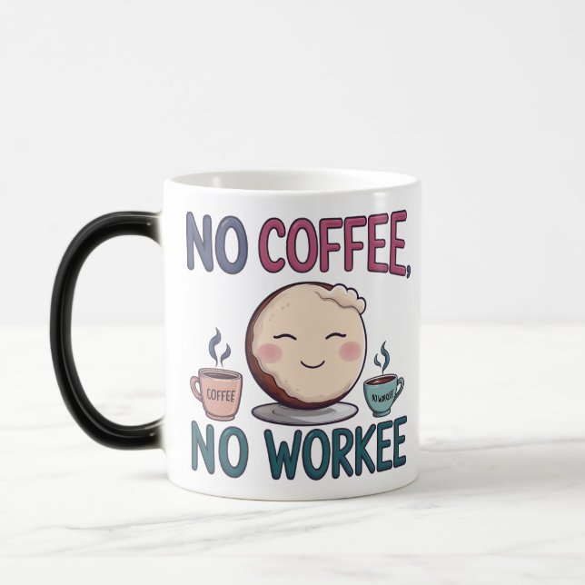 coffee lovers Heat Changing Morphing Mug (Left)