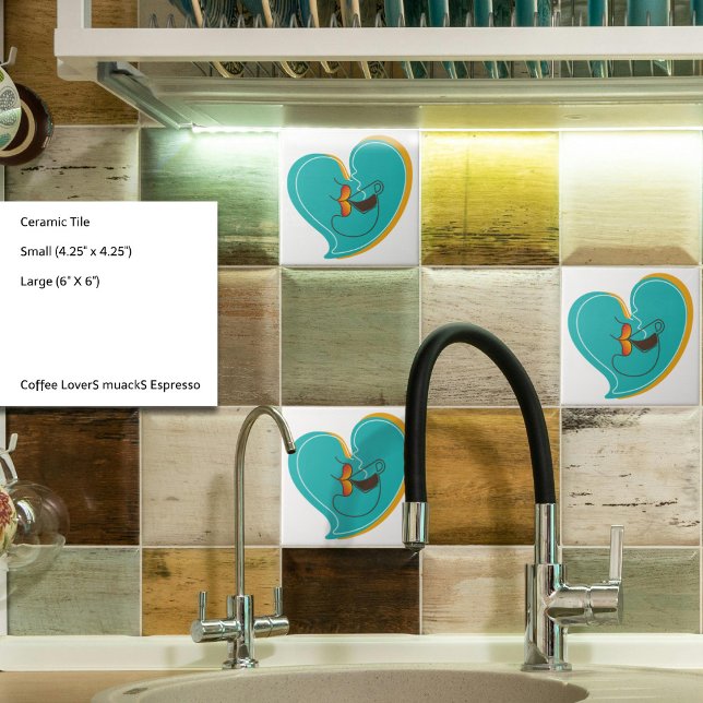 Coffee LoverS muackS Espresso Tile (A charming touch for your spaces.)