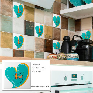 Coffee LoverS muackS Latte Tile
