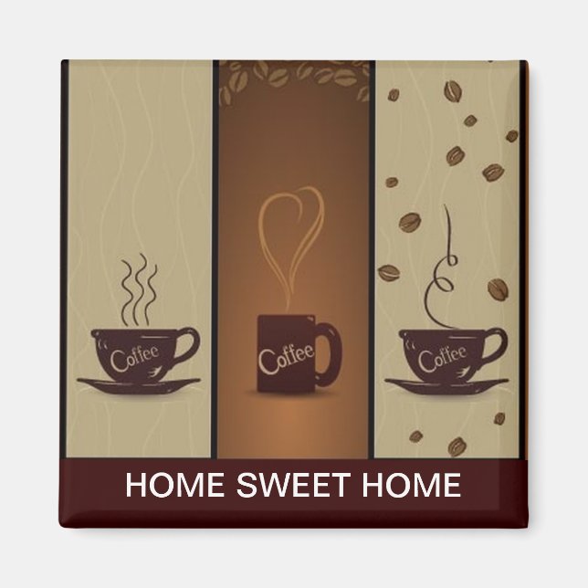 Coffee Lovers Refrigerator Magnet (Front)