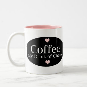 Coffee Lovers Two-Tone Coffee Mug