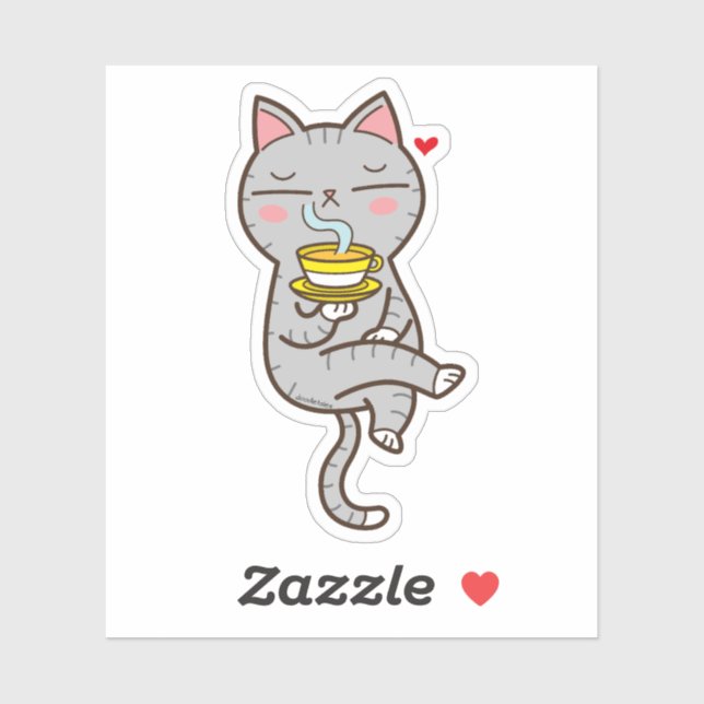 Coffee loving cat (Sheet)