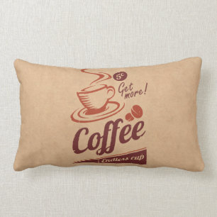 Coffee Lumbar Pillow