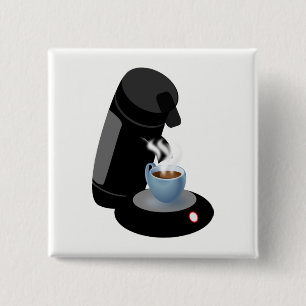 Coffee Machine 2 Inch Square Button