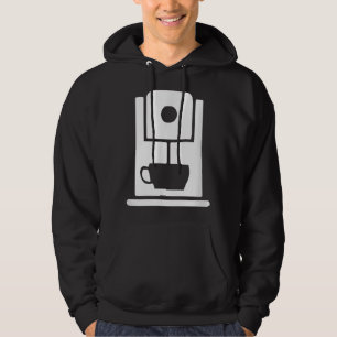 Coffee Machine Cafe Worker Uniform Hoodie