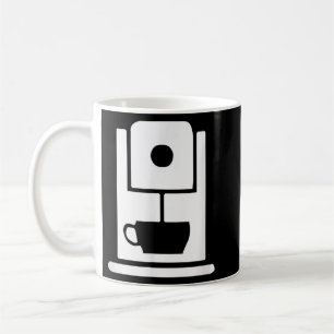Coffee Machine Cafe Worker Uniform  Mug