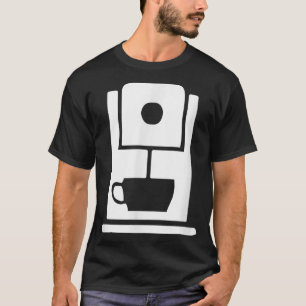 Coffee Machine Cafe Worker Uniform T-Shirt