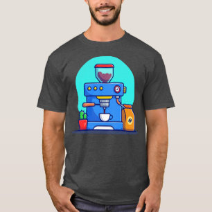 Coffee Machine Pod With Mug Coffee Pack And Cactus T-Shirt