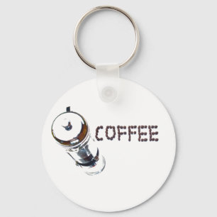Coffee MagicEnjoy, 'first thing in the morning', ' Keychain