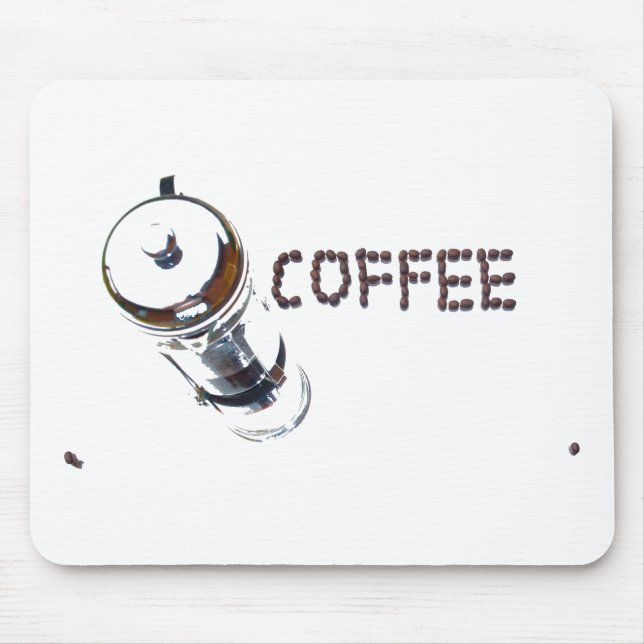 Coffee MagicEnjoy, 'first thing in the morning', ' Mouse Pad (Front)
