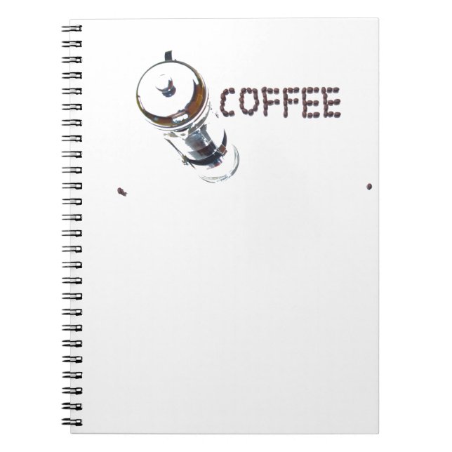 Coffee MagicEnjoy, 'first thing in the morning', ' Notebook (Front)