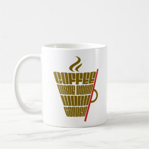 Coffee Make Brain Work Gooder Cool Caffeine Lover Mug