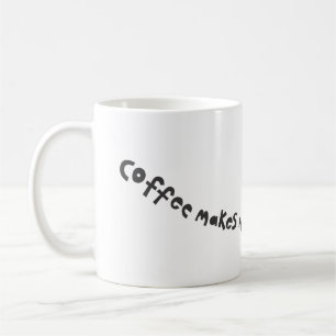 coffee make me buzz mug