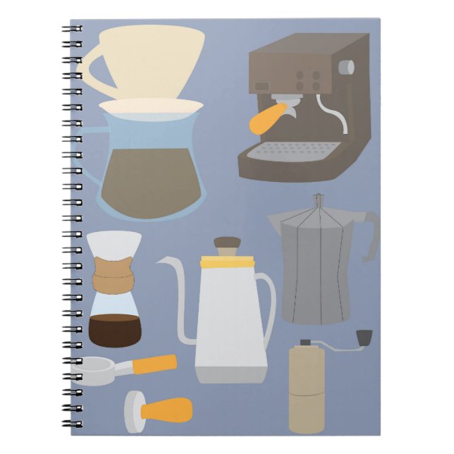 Coffee Maker Tools Notebook (Front)