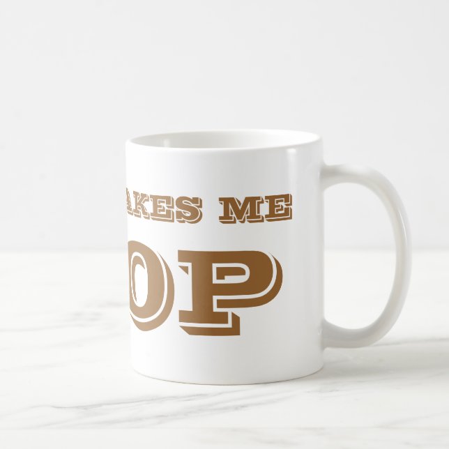 Coffee makes me POOP. Mug (Right)