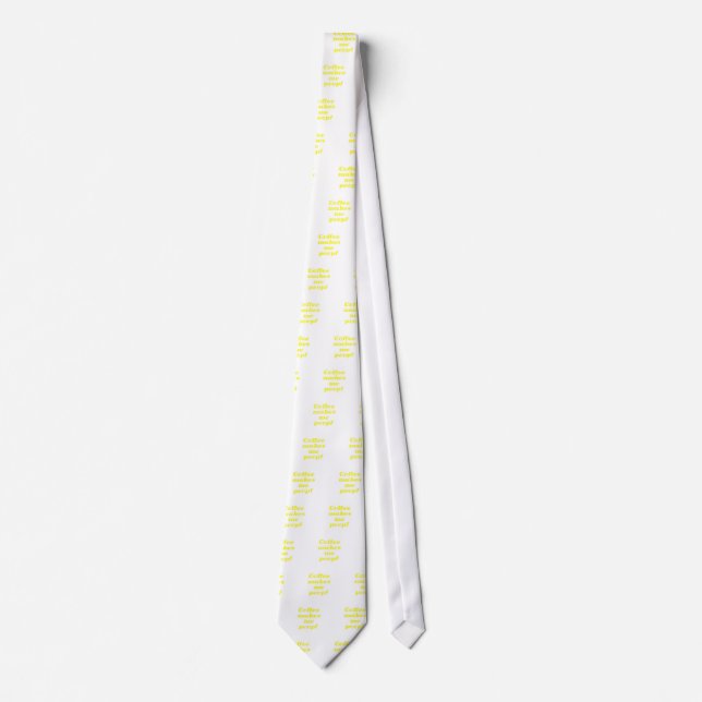 Coffee Makes Me Poop Tie (Front)