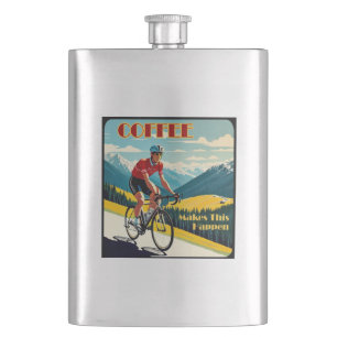 Coffee Makes This Happen Cycling Hip Flask