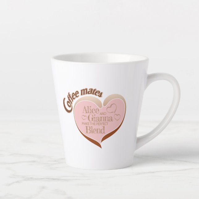 Coffee mates  latte mug (Right)