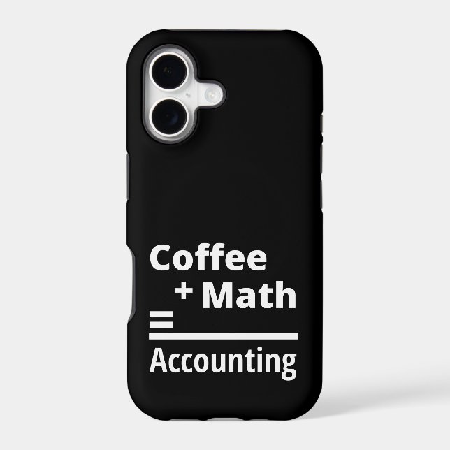Coffee + Math = Accounting (Back)