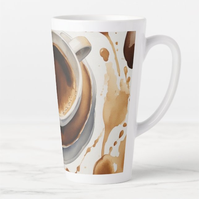 Coffee mess Latte Mug (Right)