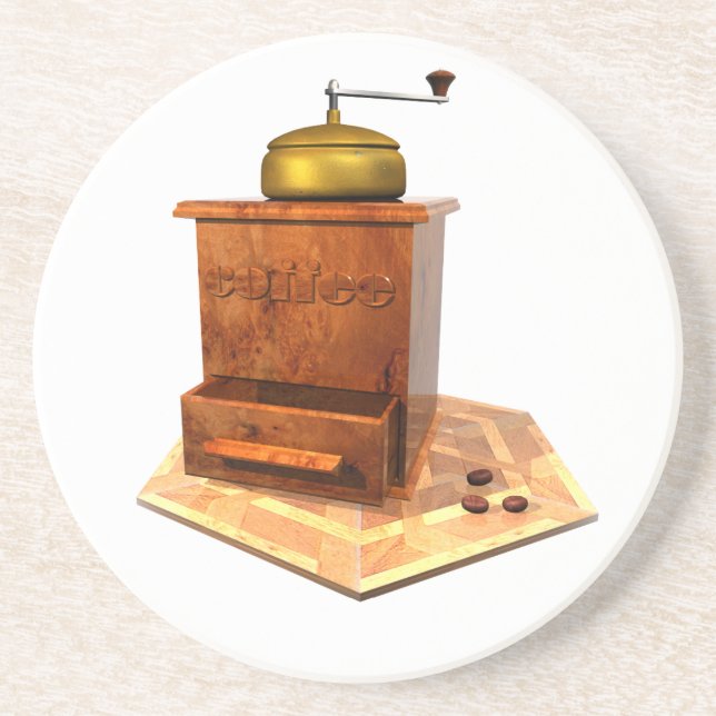 coffee mill coaster (Front)