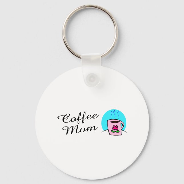 Coffee Mom Keychain (Front)