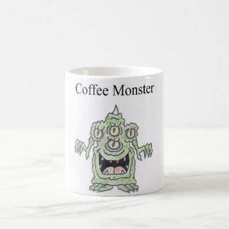 COFFEE MONSTER FOUR EYES COFFEE MUG