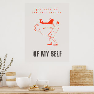 Coffee motivation poster