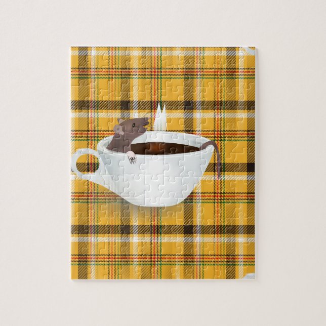 coffee mouse jigsaw puzzle (Vertical)