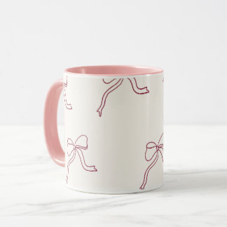 Coffee Mug - aesthetic pink bow 🎀