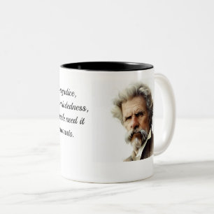 Coffee Mug avec une citation sur le voyage de Mark