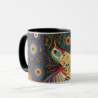 coffee mug bird