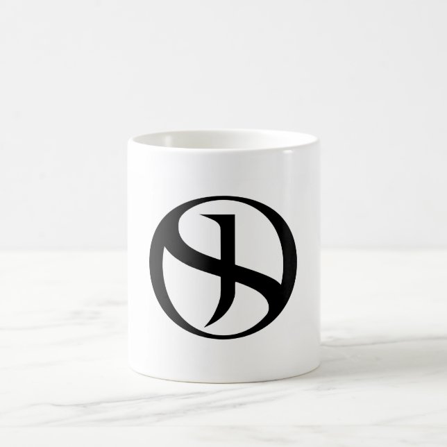 Coffee Mug - Black Handle (Center)