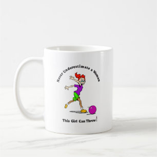 Coffee Mug: Bowling - This Girl can throw Mug